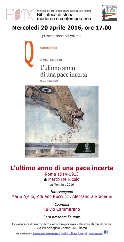 L’ultimo anno di una pace incerta