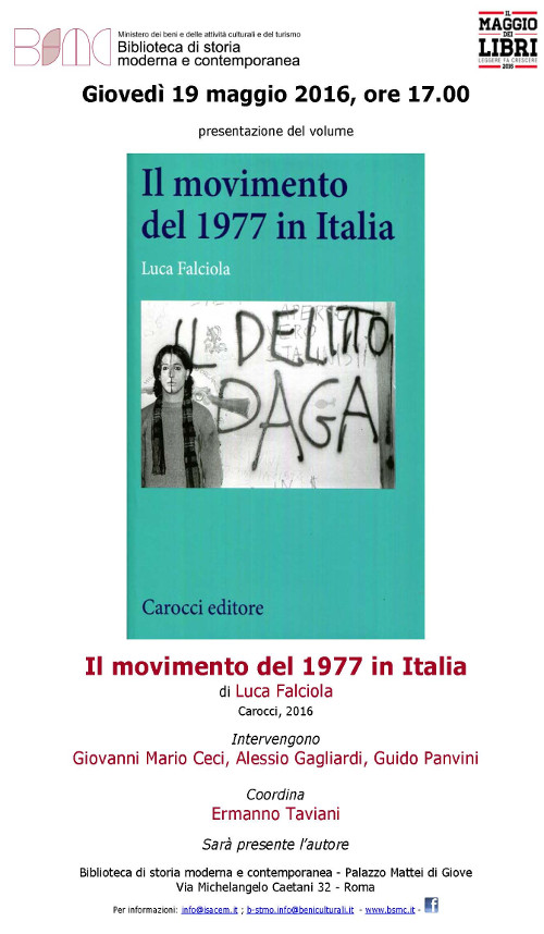 Il movimento del 1977 in Italia