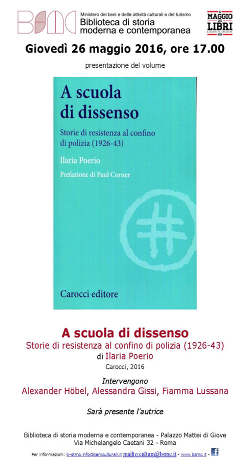 A scuola di dissenso
