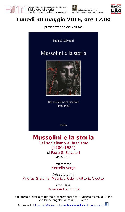 Mussolini e la storia. Dal socialismo al fascismo (1900-1922)