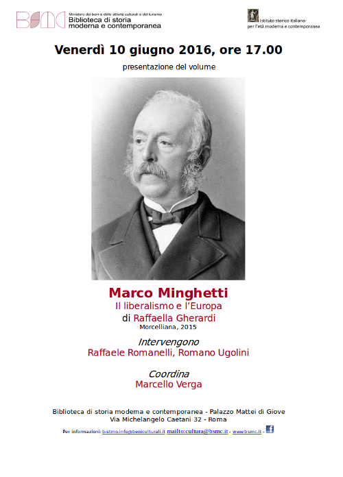 Marco Minghetti. Il liberalismo e l’Europa