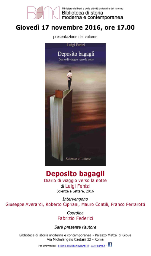 Deposito bagagli. Diario di viaggio verso la notte