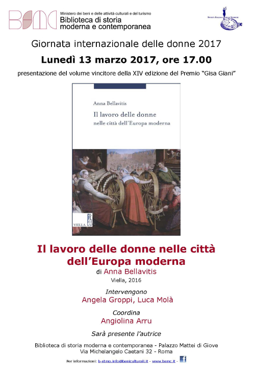 Il lavoro delle donne nelle città dell’Europa moderna
