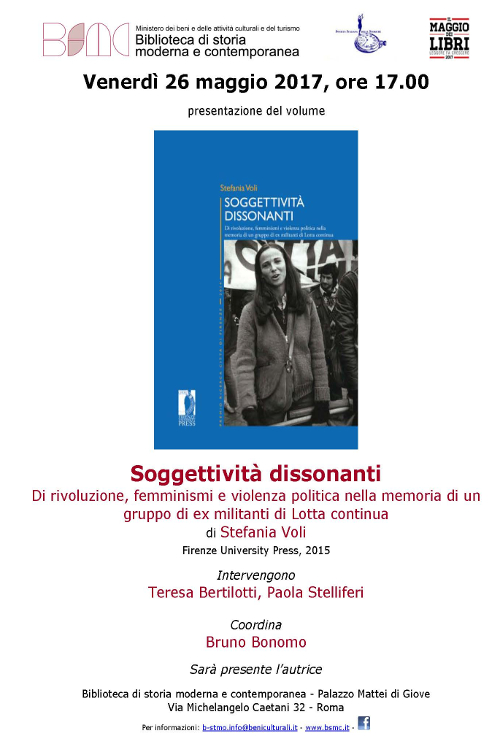 Soggettività dissonanti. Di rivoluzione, femminismi e violenza politica nella memoria di un gruppo di ex militanti di Lotta continua
