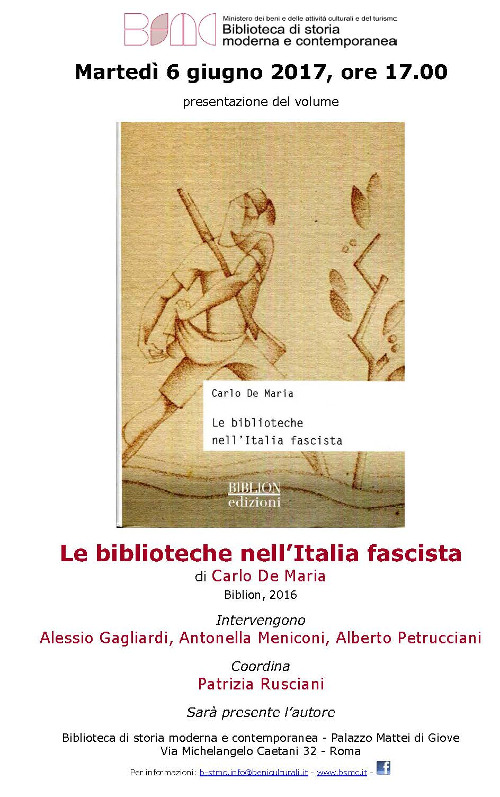 Le biblioteche nell'Italia fascista