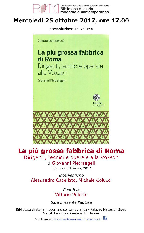 La più grossa fabbrica di Roma. Dirigenti, tecnici e operaie alla Voxson