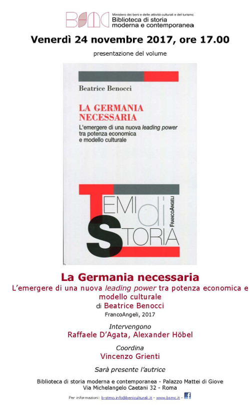 La Germania necessaria. L’emergere di una nuova leading power tra potenza economica e modello culturale