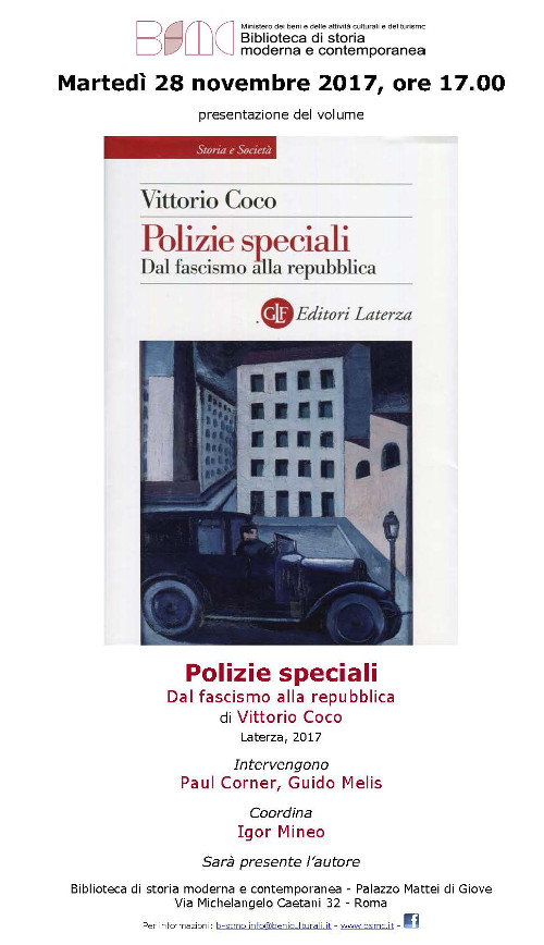 Polizie speciali. Dal fascismo alla Repubblica