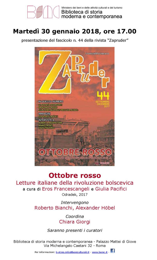 Ottobre rosso. Letture italiane della rivoluzione bolscevica