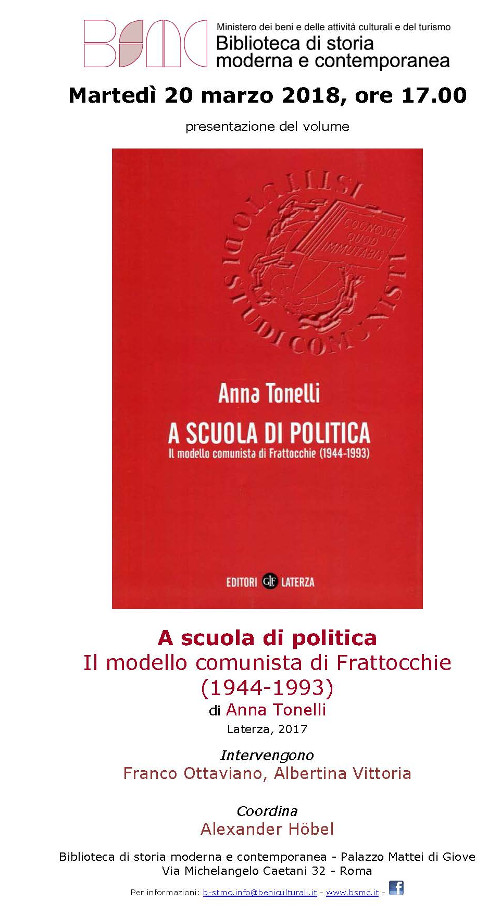 A scuola di politica. Il modello comunista di Frattocchie (1944-1993)