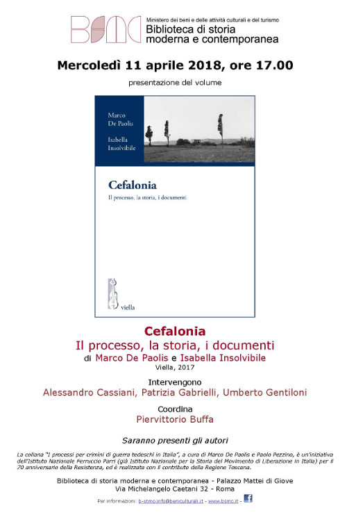 Cefalonia. Il processo, la storia, i documenti