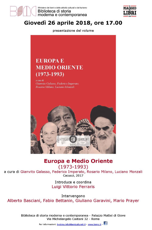 Europa e Medio Oriente (1973-1993)