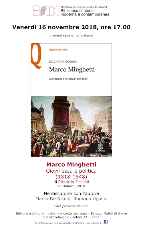 Marco Minghetti. Giovinezza e politica (1818-1848)