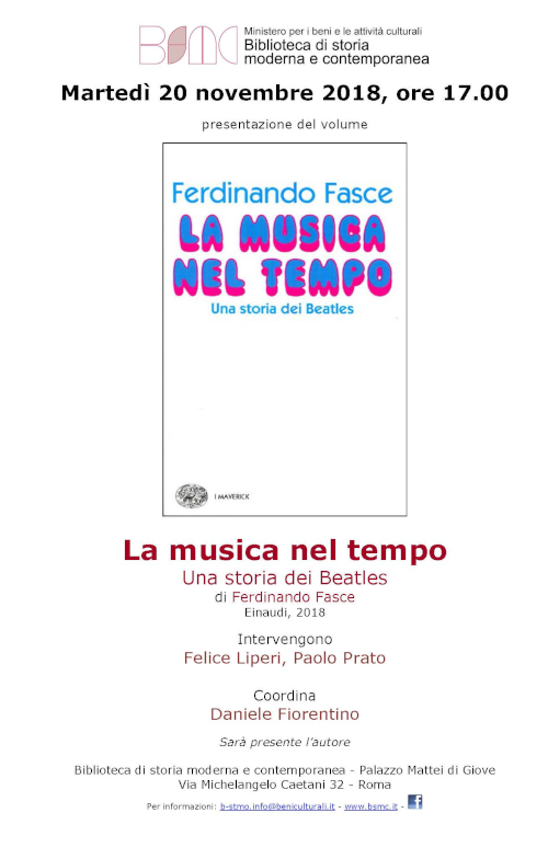 La musica nel tempo. Una storia dei Beatles