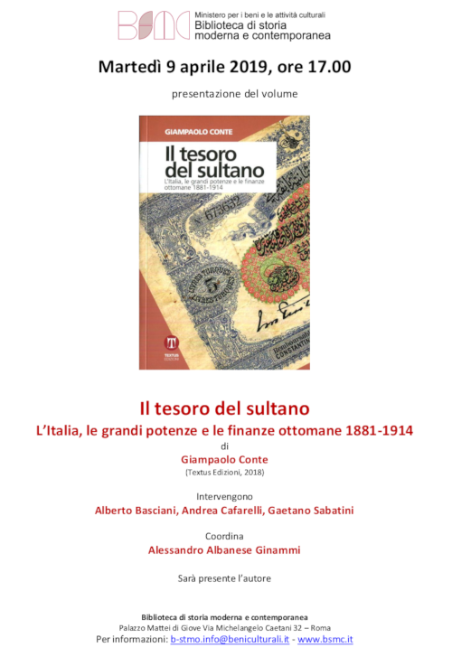 Il tesoro del sultano. L'Italia, le grandi potenze e le finanze ottomane 1881-1914