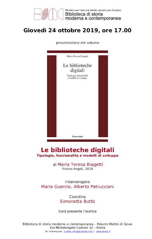 Le biblioteche digitali. Tipologie, funzionalità e modelli di sviluppo