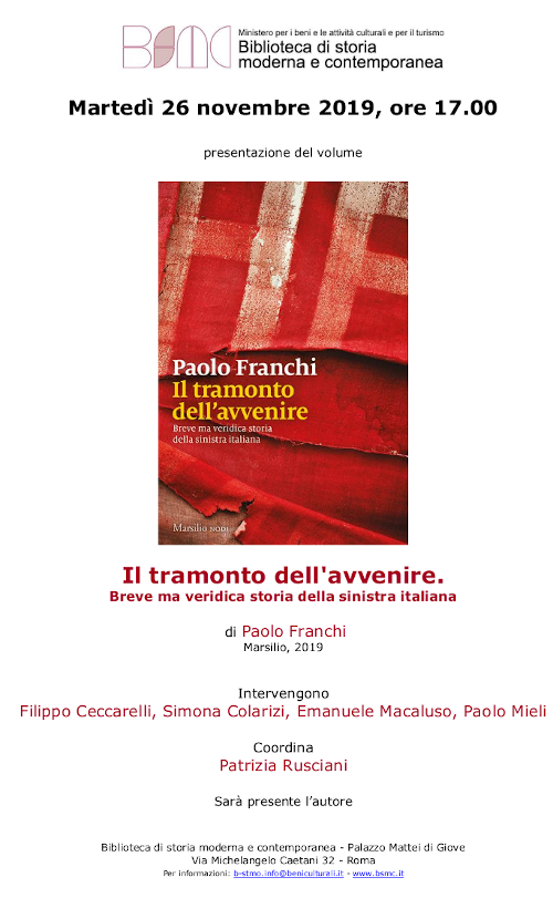 Il tramonto dell'avvenire. Breve ma veridica storia della sinistra italiana