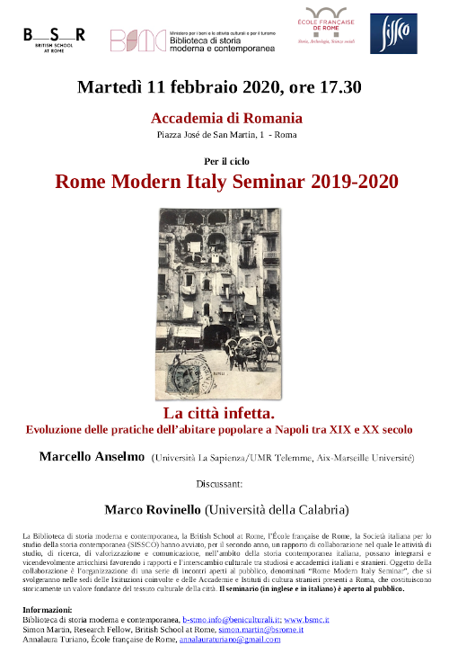 La città infetta. Evoluzione delle pratiche dell'abitare popolare a Napoli tra XIX e XX secolo