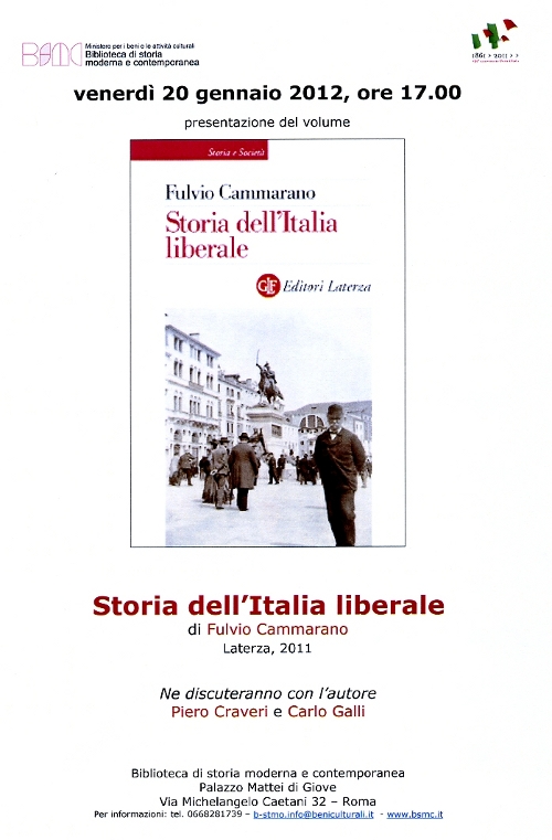 storia dell&rsquo;italia liberale