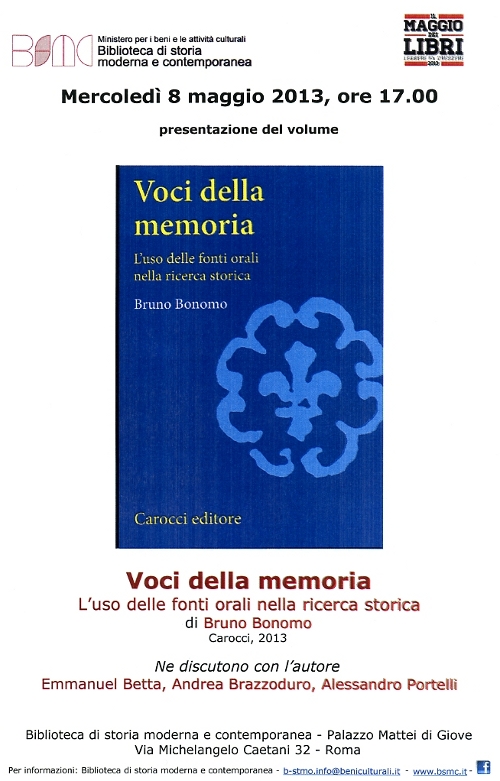voci della memoria
