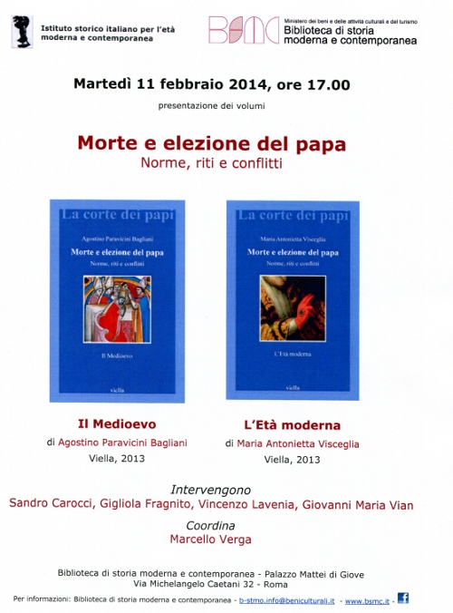 morte e elezione del papa