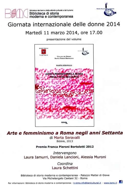 arte e femminismo a roma negli anni 70