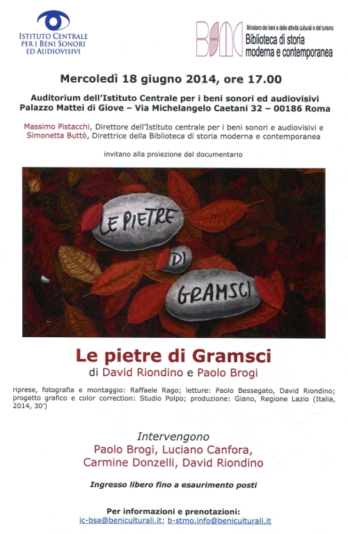 le pietre di gramsci