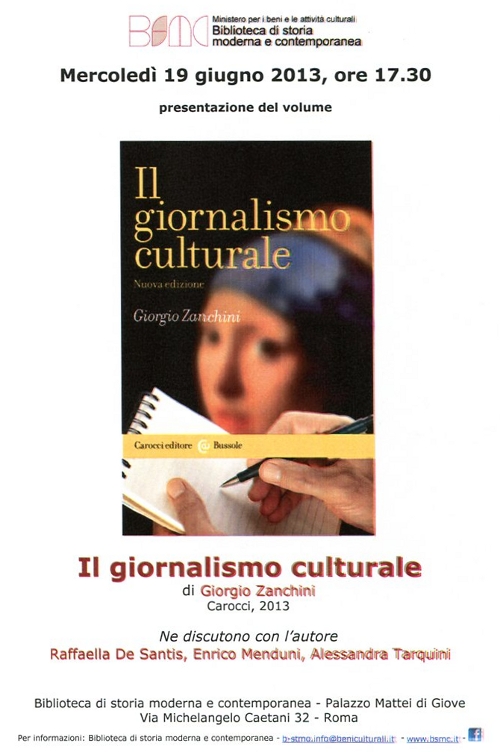 il giornalismo culturale