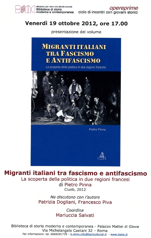 imigranti italiani tra fascismo e antifascismo