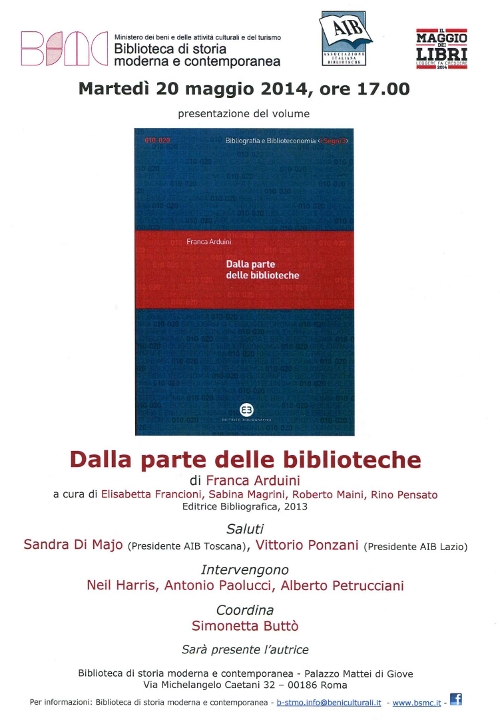 dalla parte delle biblioteche