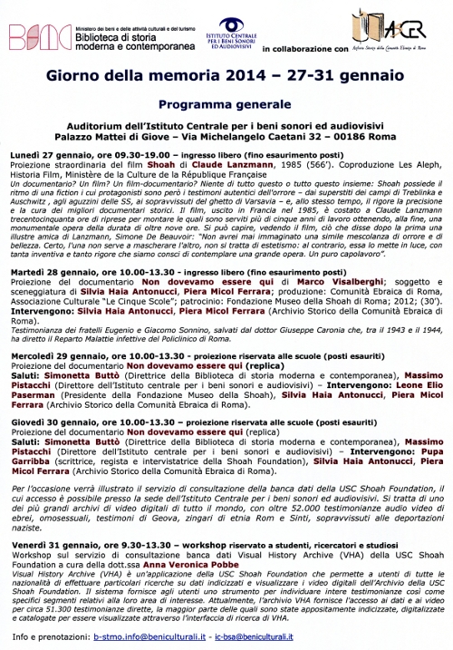 giorno della memoria