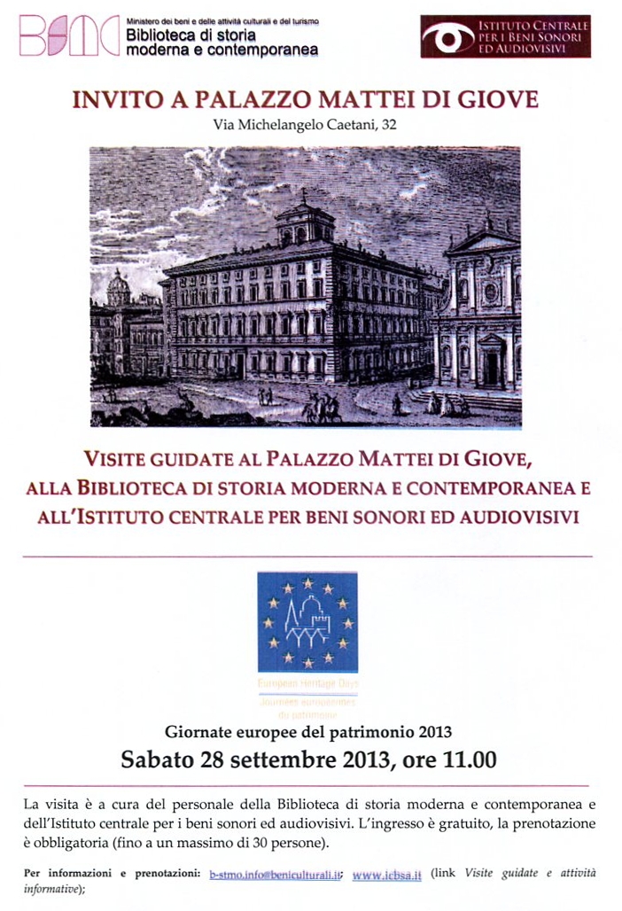giornate europee del patrimonio 2013