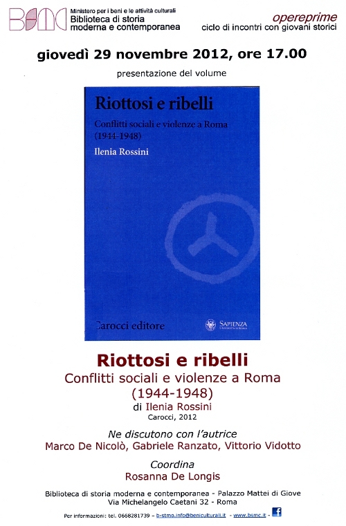 riottosi e ribelli
