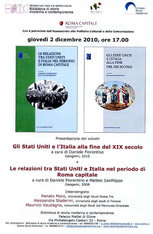 glistati uniti e l&rsquo;italia alla fine del XIX secolo