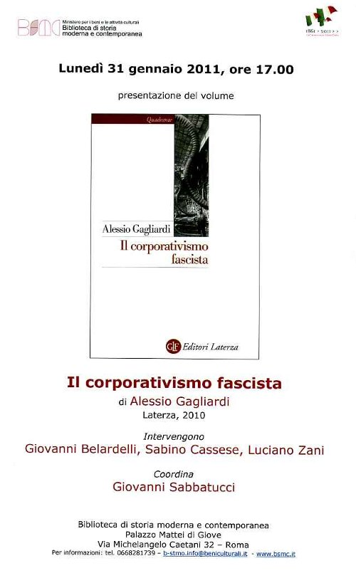 Il corporativismo fascista
