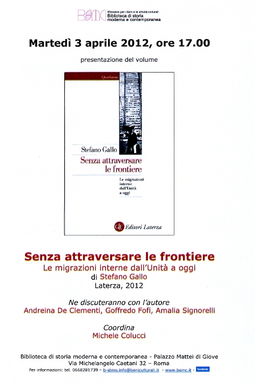 senza attraversare le frontiere