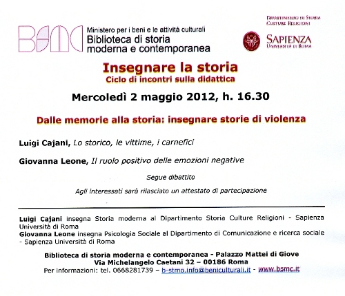 insegnre la storia