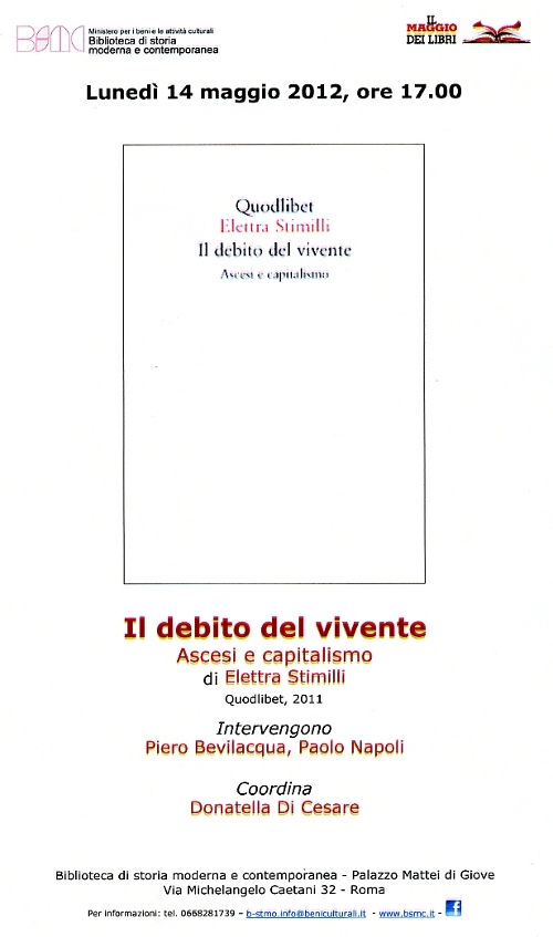 il debito del vivente