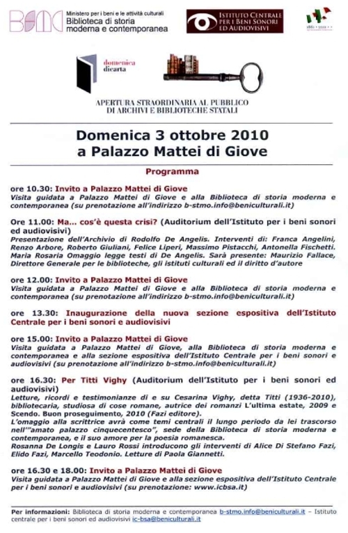 domenica a palazzo matei