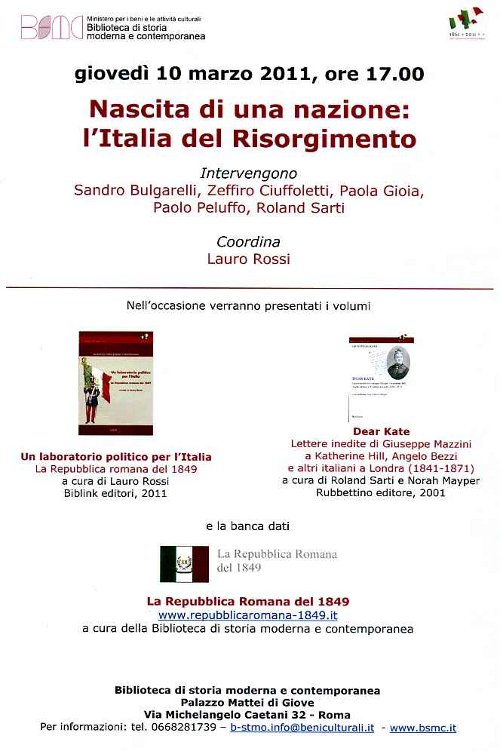 Nascita di una nazione: L&rsquo;Italia del Risorgimento