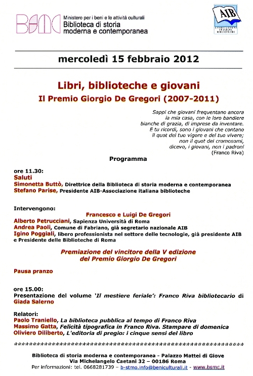 libri, biblioteche e giovani