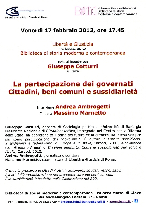 la partecipazione dei governati