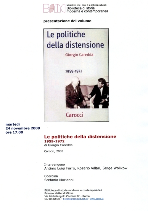 le politiche della distensione