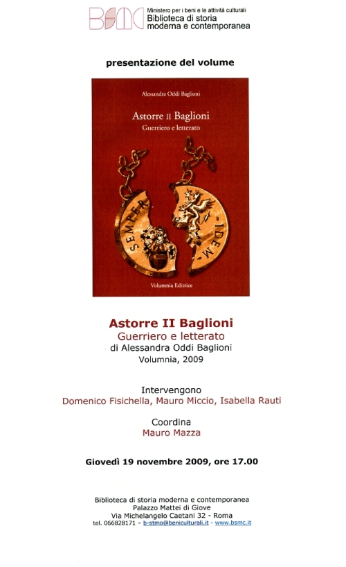 Astorre II Baglioni guerriero e letterato