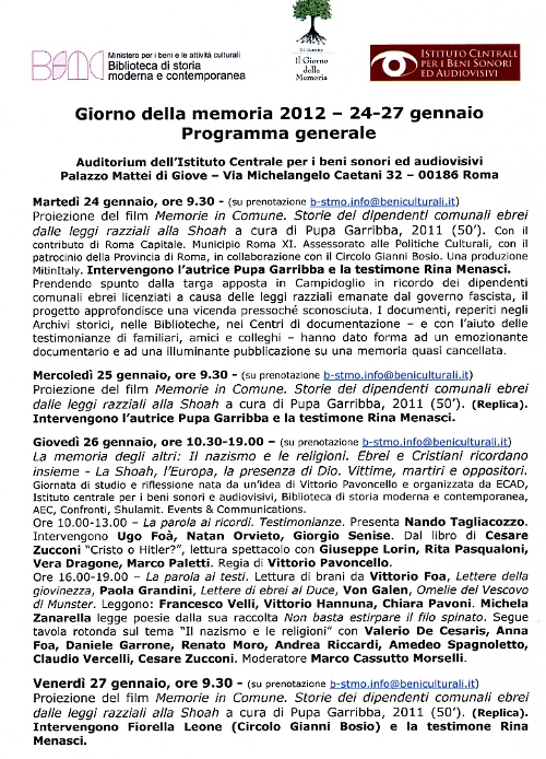 giorno della memoria