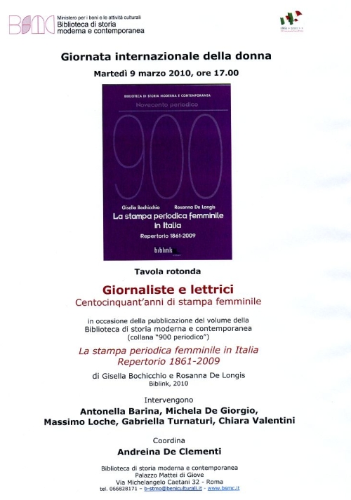 Giornaliste e lettrici. Centocinquant`anni di stampa femminile