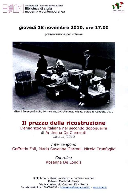 il prezzo della ricostruzione