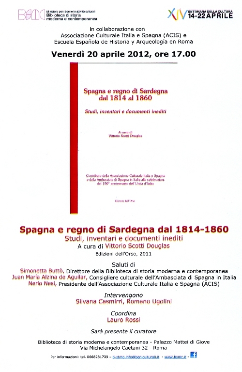 spagna e regno di sardegna dal 1814-1860