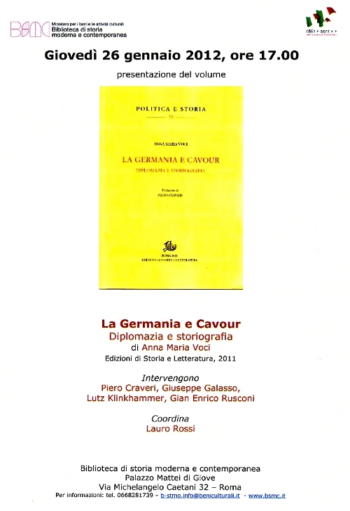 la germania e cavour