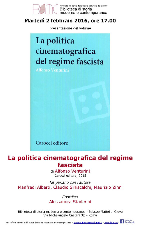 La politica cinematografica del fascismo